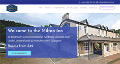 Desktop Screenshot of miltoninn.co.uk